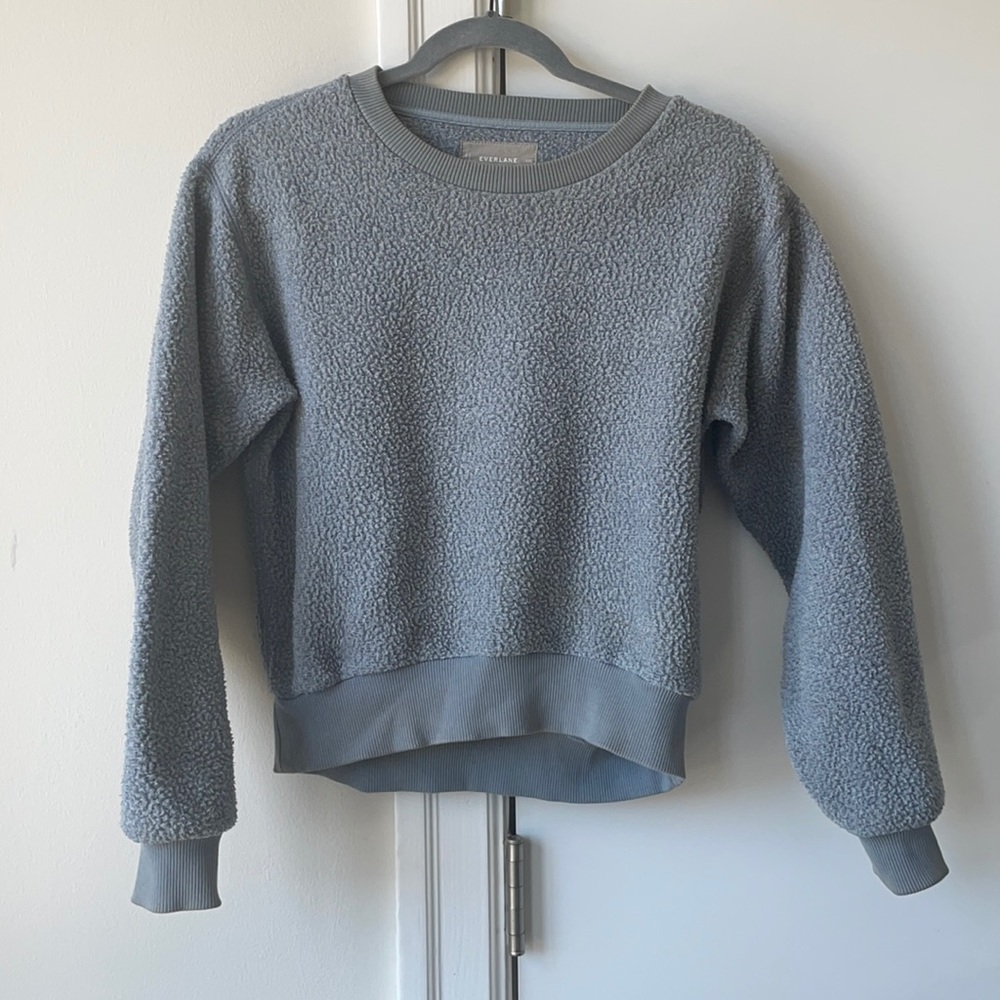 Sherpa Cropped Pullover - image 1